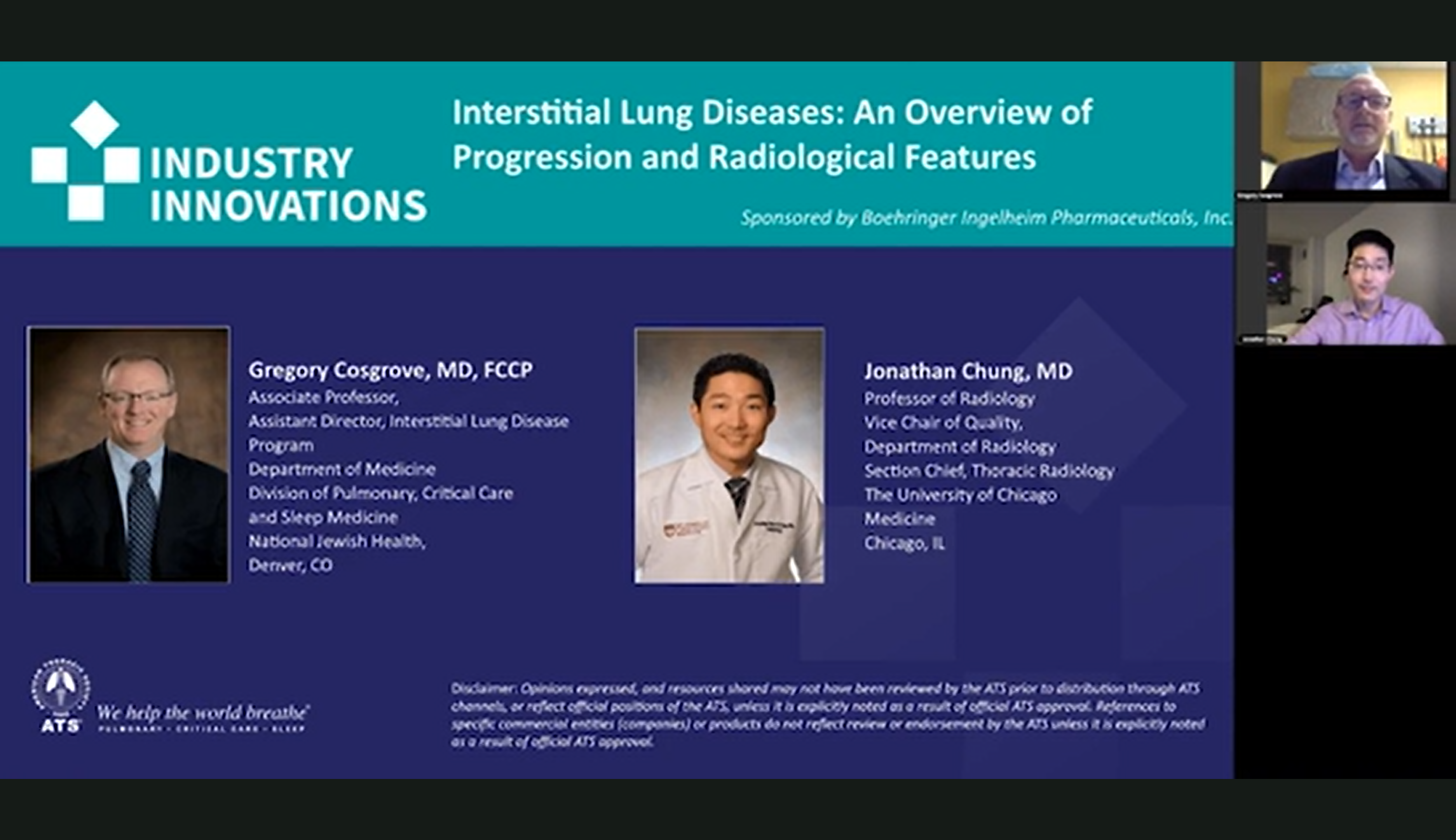 Interstitial lung diseases: an overview of progression and radiological features